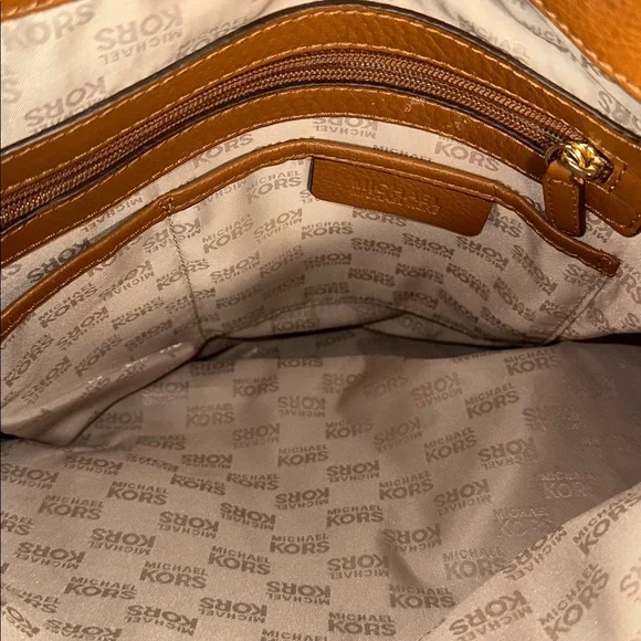 NWT Michael Kors Tan Leather Hamilton Tote Bag! - Picture 8 of 8